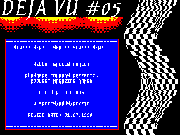 Deja Vu #05 - Журнал для ZX Spectrum