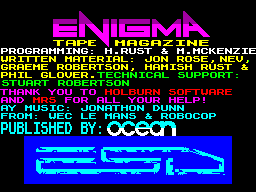 Enigma Tape Magazine