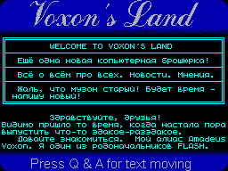 Voxon`s Land
