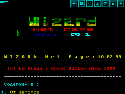 Wizard Net Page