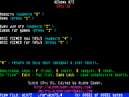 ACNews #72 — Newspaper for ZX Spectrum