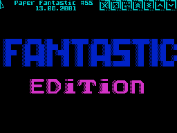 Fantastic #55 — Газета для ZX Spectrum
