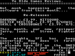 Sinclair News #02 — Газета для ZX Spectrum