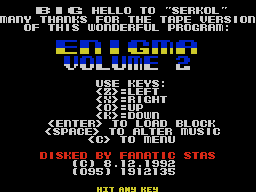 Enigma Tape Magazine #02 — Журнал для ZX Spectrum