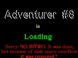 Adventurer #08 - Журнал для ZX Spectrum